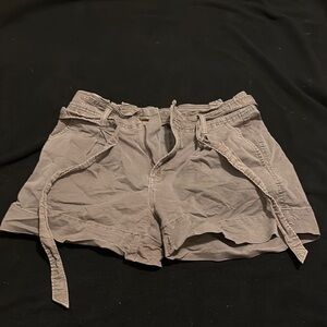 Women's Gray Casual Shorts
